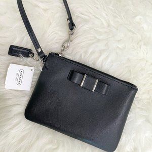 NEW Coach Black Wristlet